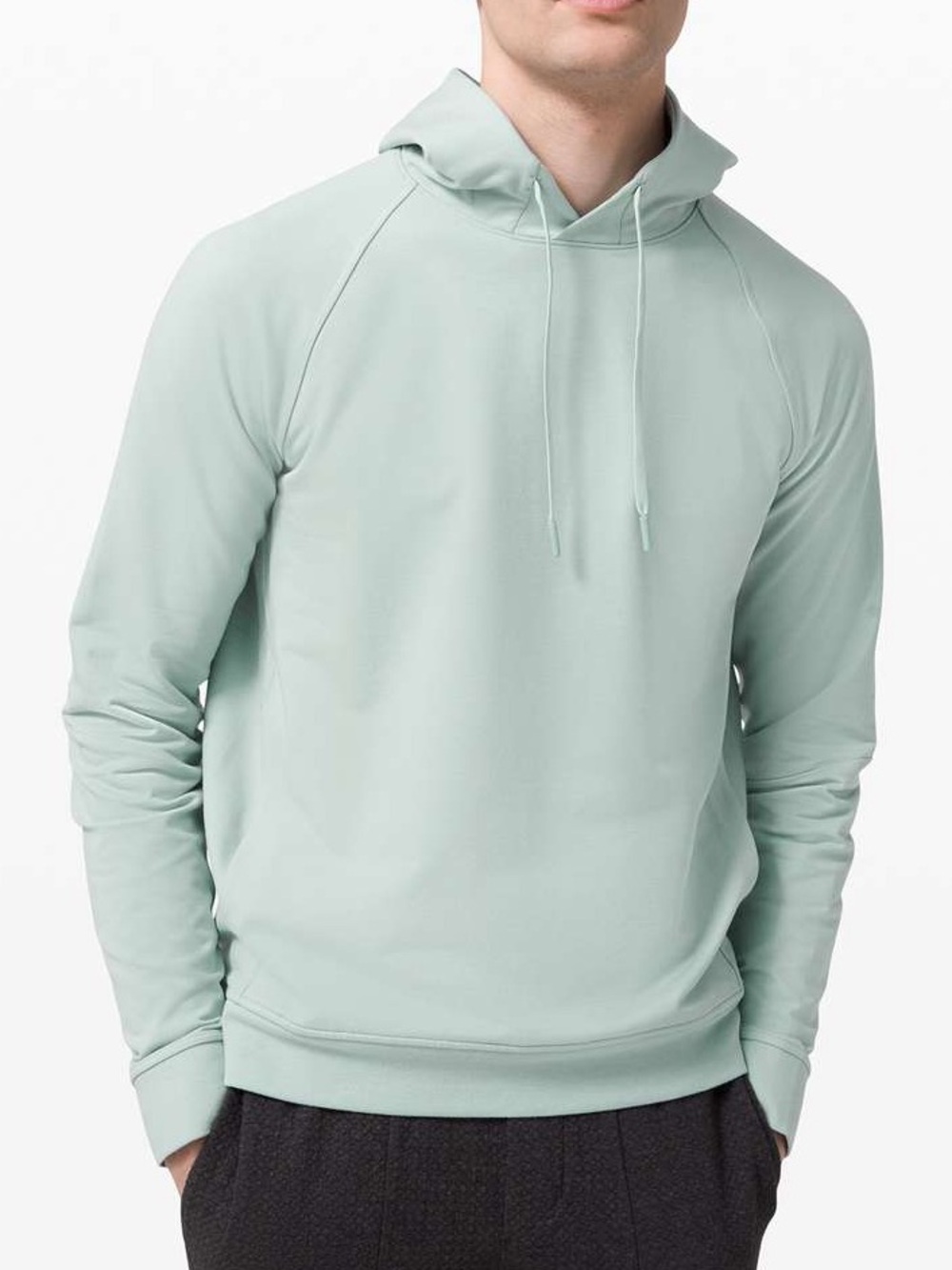 Lululemon City Sweat Pullover Hoodie French Terry Mens Small in Hazy Jade